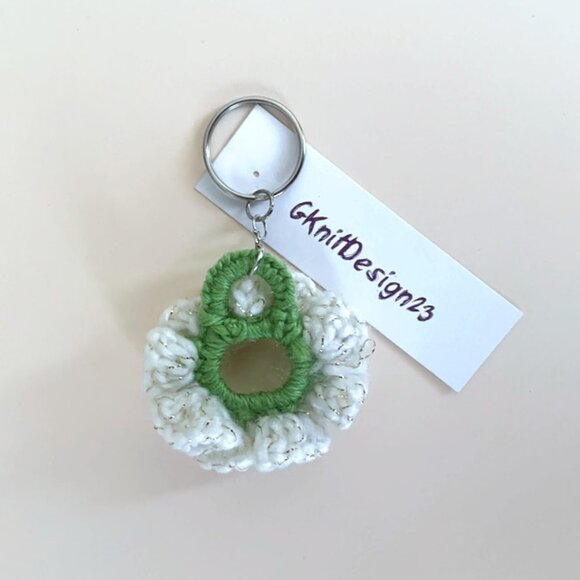 2 Handmade Keychain, Lightweight Charms, Backpack Charms, Crochet Gift Set - Picture 5 of 12